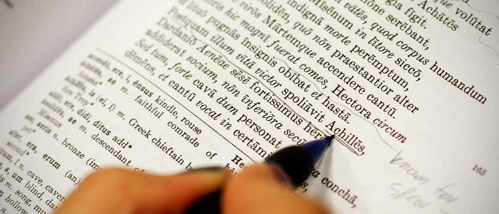 Researching Greek text